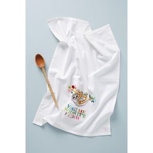 Anthropologie Yolanda Andres Sloth Dish Towel